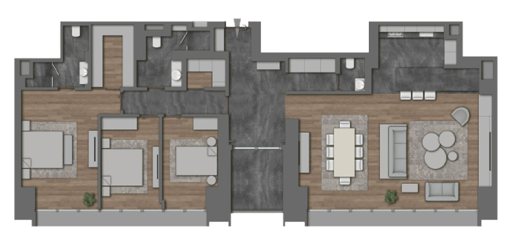 Floor Plan Detail - THE RITZ - CARLTON RESIDENCES